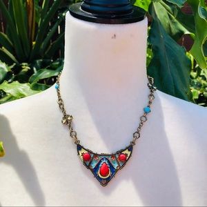 Vintage colorful Lucky Brand Necklace